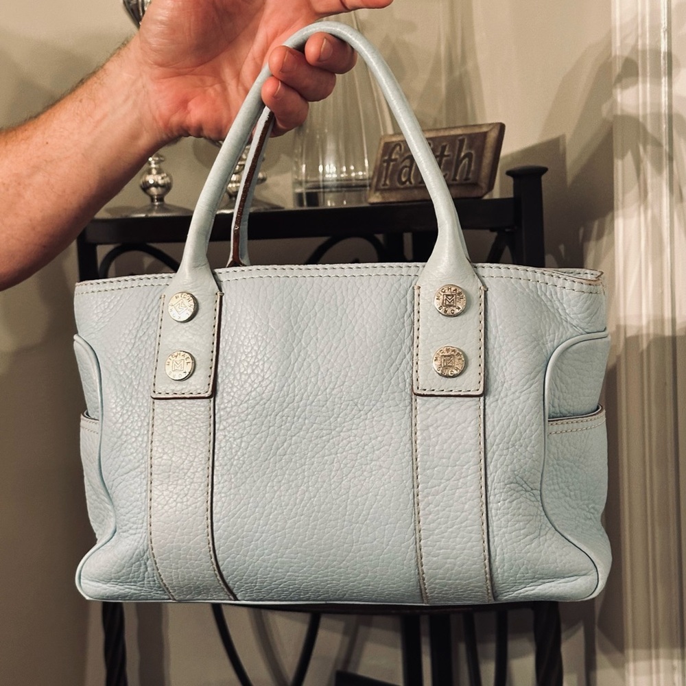 Michael Kors Light Blue Hand Bag - Picture 7 of 13